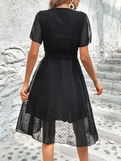 Adela™ | Vestido de Lunares Chic