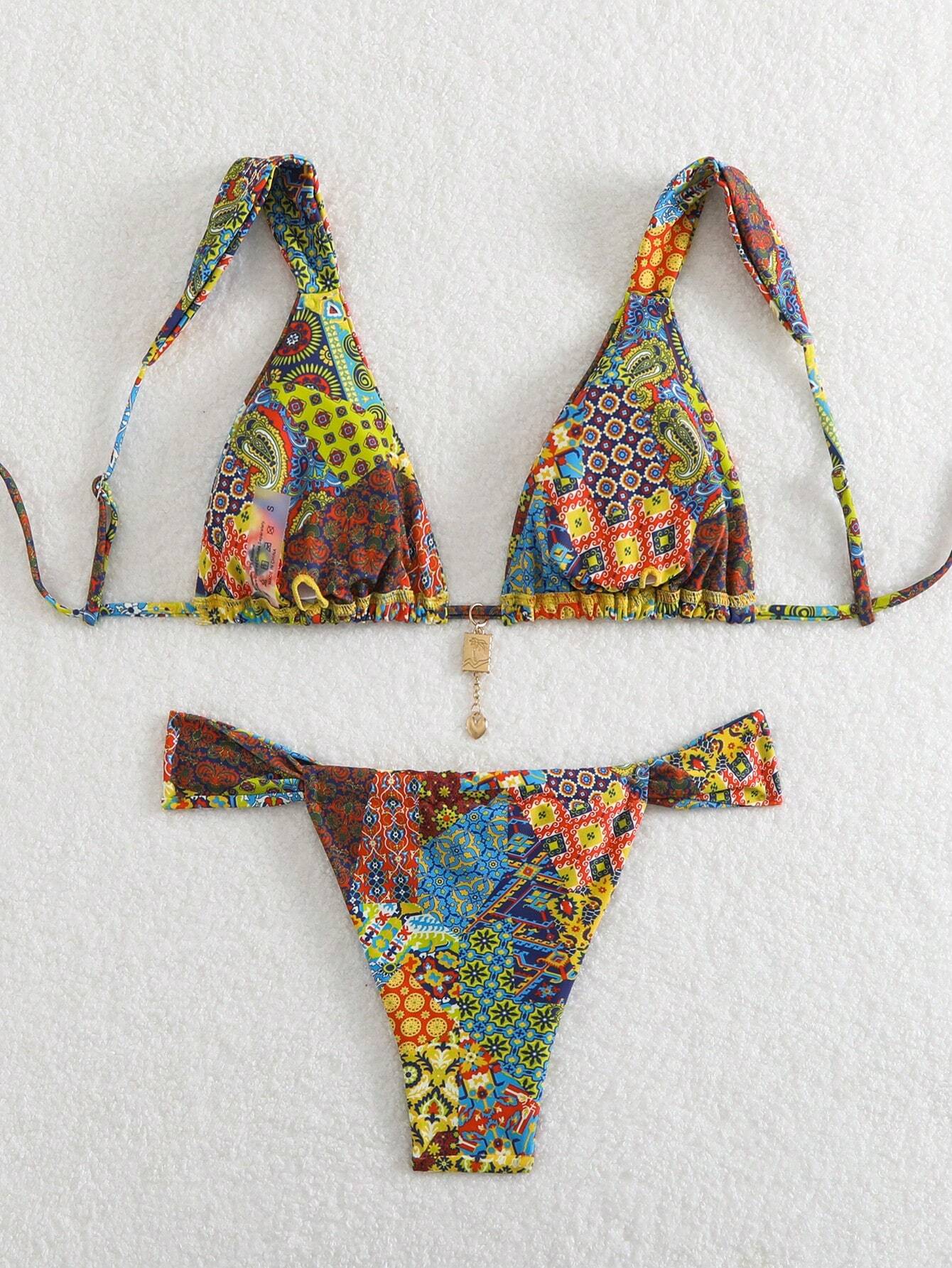 Viviana™  Bikini Estilo Abstracto