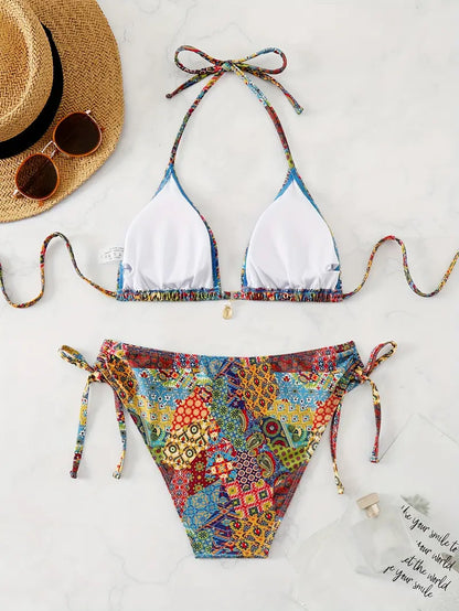 Viviana™  Bikini Estilo Abstracto